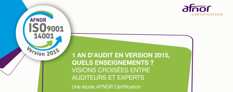 1 an d’audits en ISO 9001 version 2015, quels enseignements ? (partie 2/3)